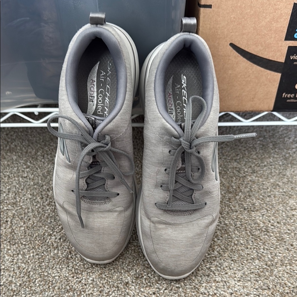 Sketchers Arch Fit Gray Athletic Shoes